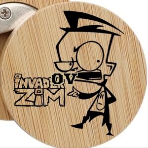 Invader Zim bottle opener coaster